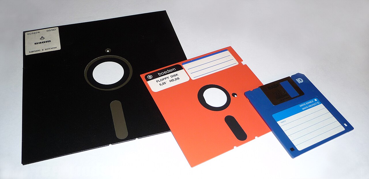 Verschillende floppy disk